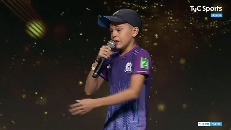 VIDEO. Un salteño emocionó a los campeones del mundo en el homenaje de Conmebol