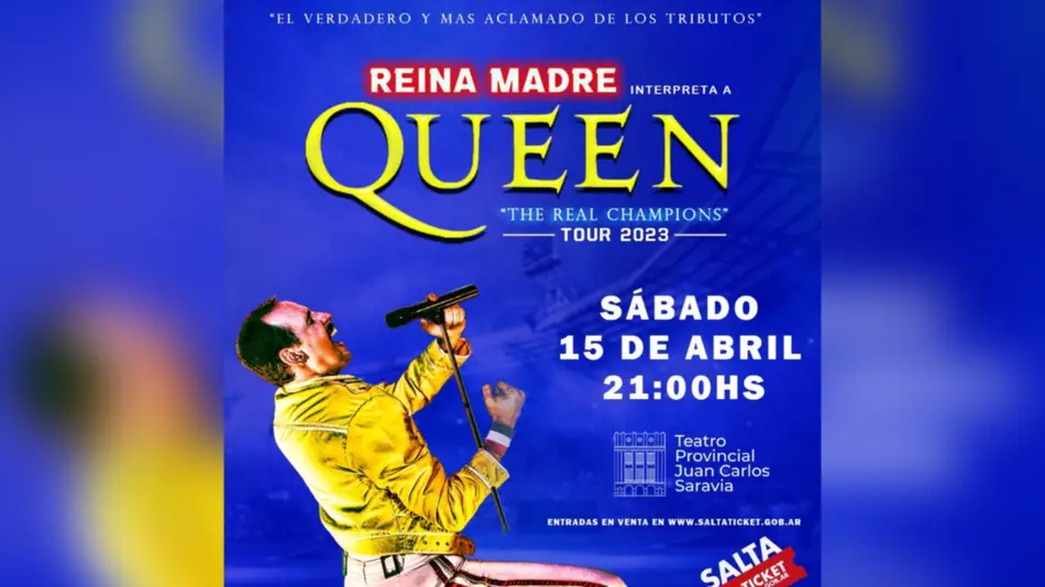  2x1 con Club Reina Madre Tributo a Queen