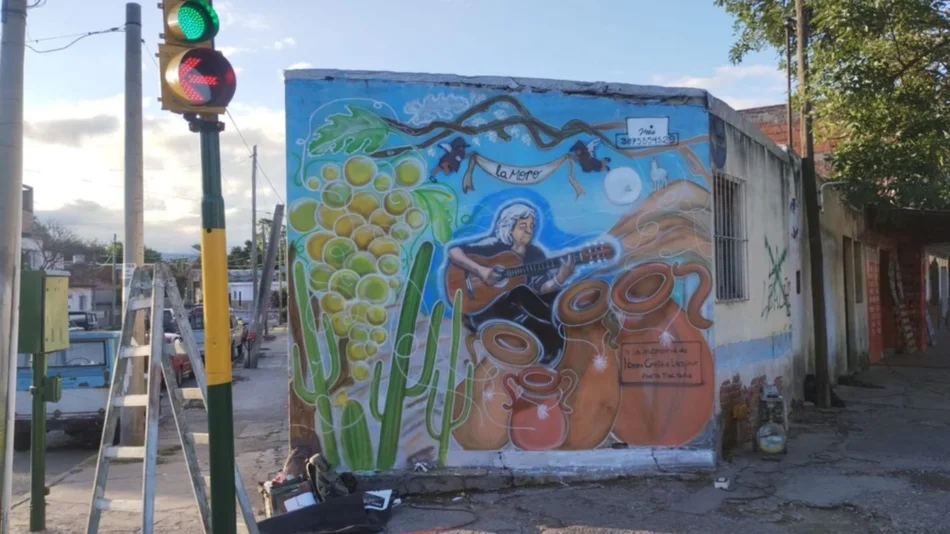Una popular esquina de Salta amanecerá este 8M con un homenaje a "La Moro"