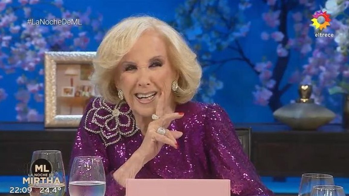 "Me dio un beso, me rozó los labios": el momento que vivió Mirtha Legrand con Luis Miguel