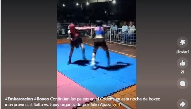 Polémica por una velada de boxeo interprovincial en Embarcación