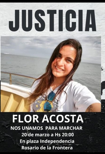Tragedia en avenida Paraguay: Rosario de la Frontera marchó pidiendo Justicia por Flor Acosta
