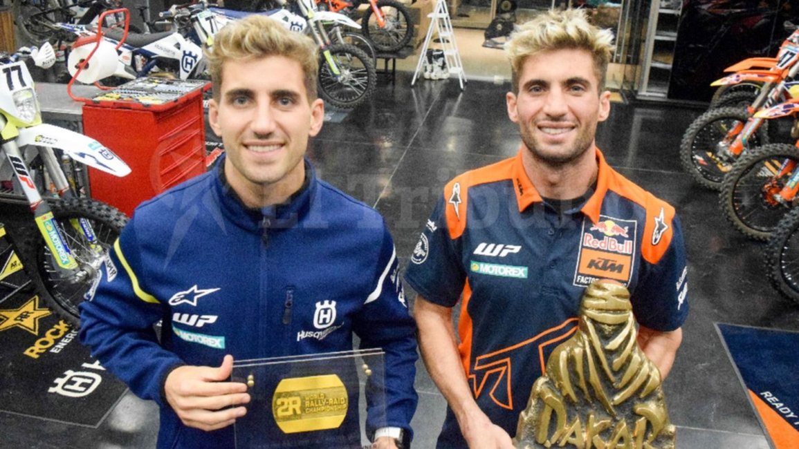 Los hermanos Benavides se preparan para el Desafío Ruta 40 en soledad en KTM y Husqvarna