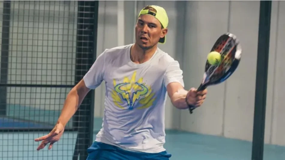 VIDEO. Rafael Nadal sorprendió con su habilidad para jugar al pádel