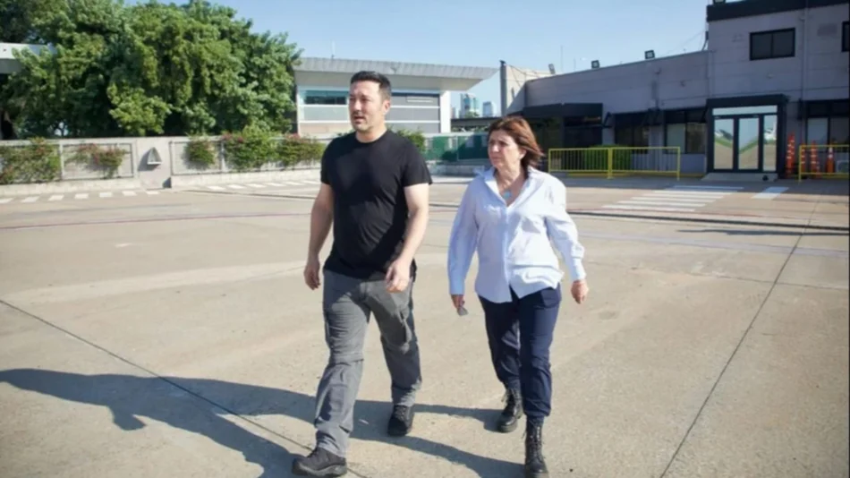 VIDEO. Bullrich y Petri fueron increpados por vecinos de Bahía Blanca durante una recorrida por las zonas afectadas