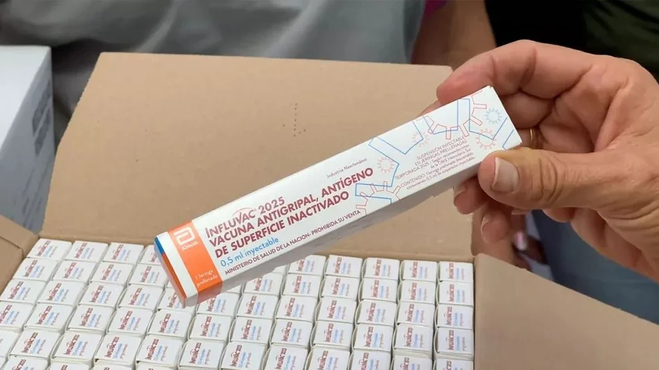 Llegó a Salta la primera partida de vacunas contra la gripe para la campaña 2025