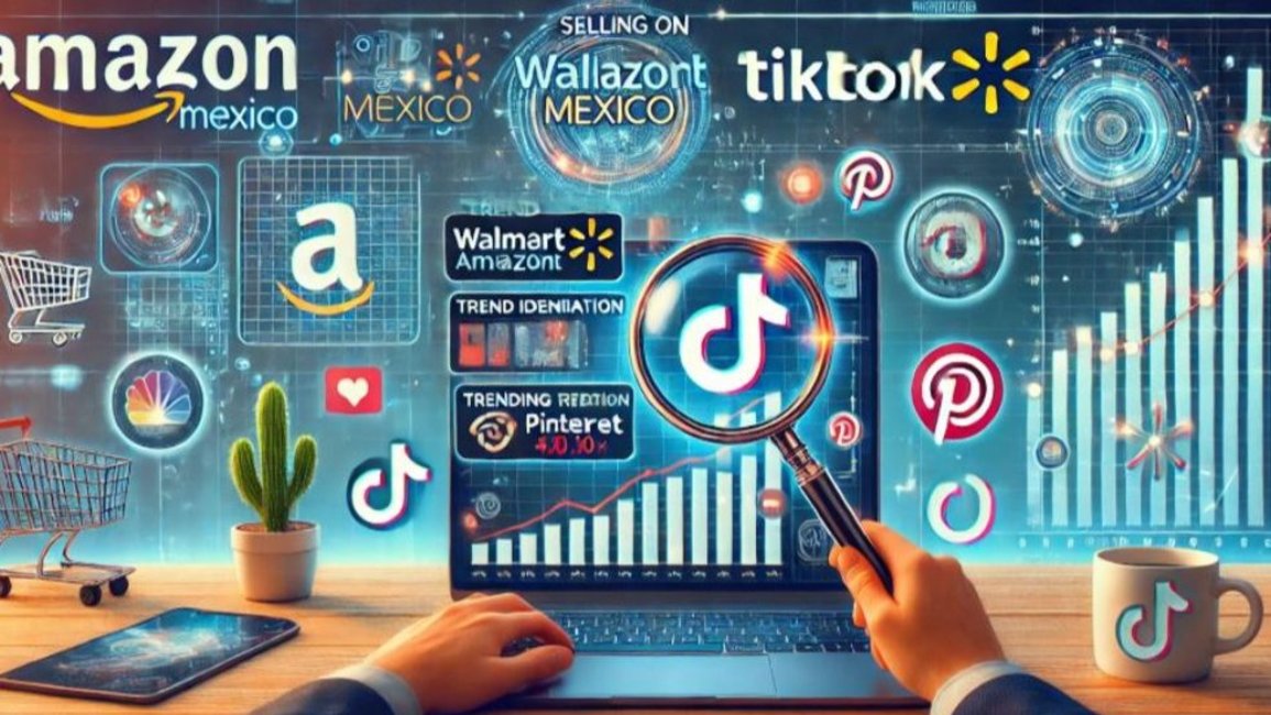 H1: Cómo utilizar Walmart, TikTok y Pinterest para identificar tendencias y vender en  Amazon México