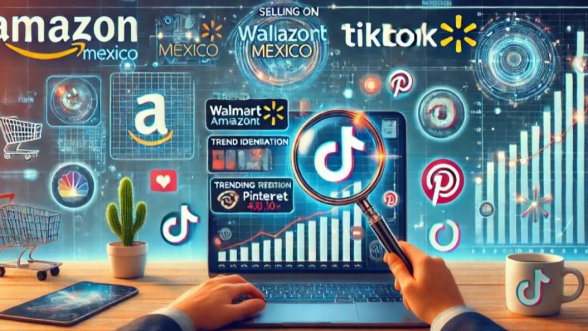 H1: Cómo utilizar Walmart, TikTok y Pinterest para identificar tendencias y vender en  Amazon México