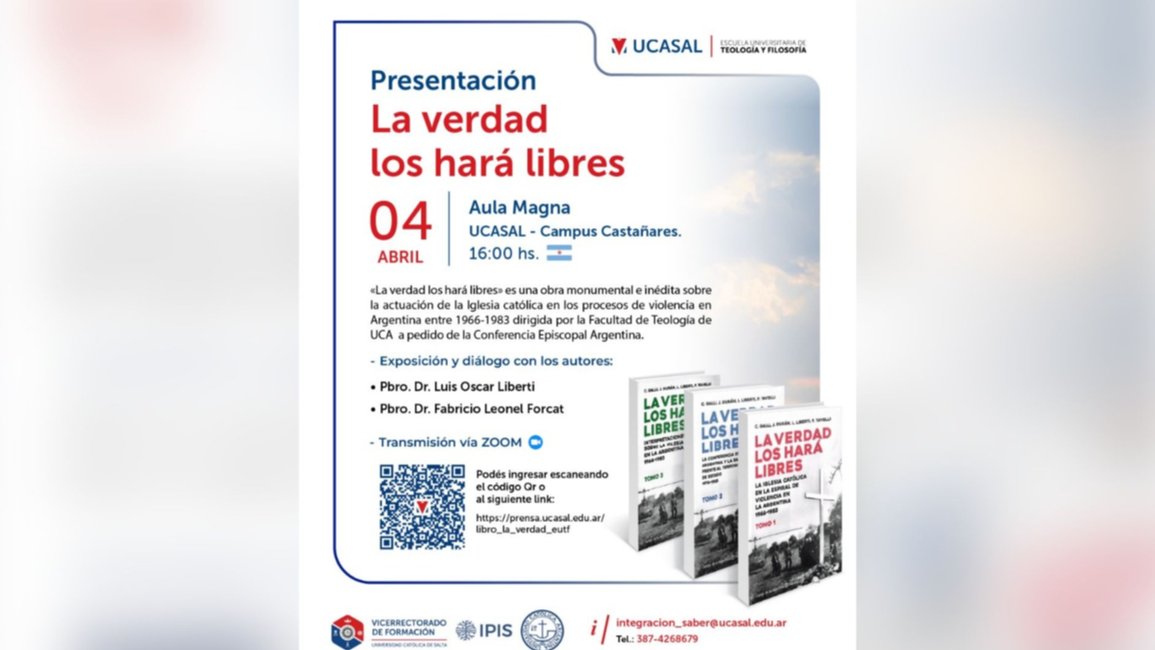 Se presenta en UCASAL “La verdad los hará libres”, una investigación sin precedentes