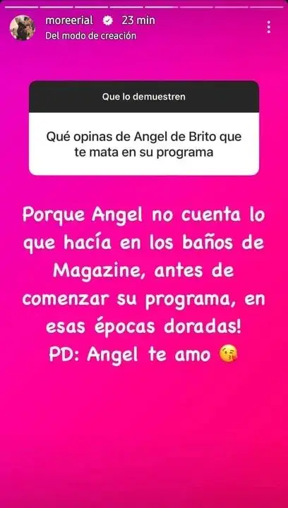 Inesperado cruce entre Morena Rial y Ángel de Brito: "Por qué no cuenta..."- Inesperado cruce entre Morena Rial y Ángel de Brito: "Por qué no cuenta..."