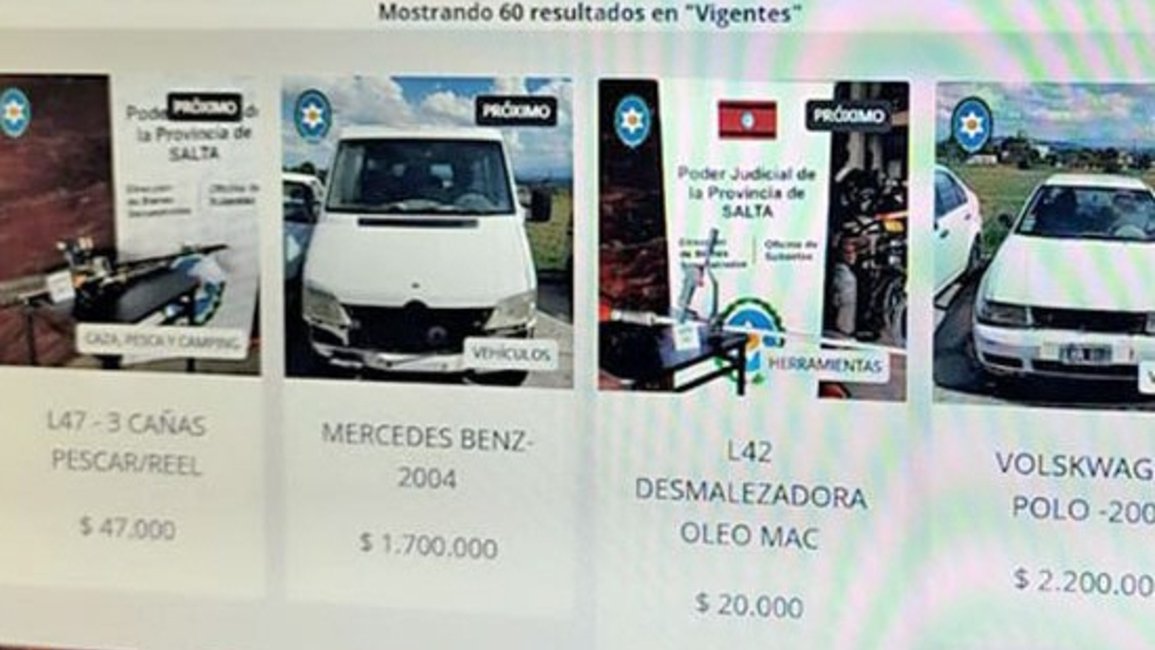 Nuevas subastas electrónicas de la Justicia