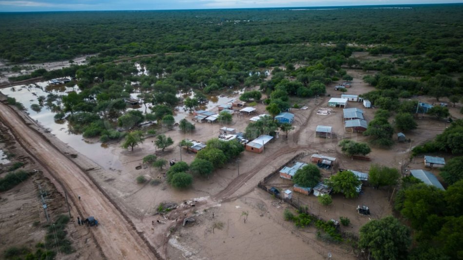 Continúa la alerta meteorológica en Salta: preocupación por nuevas lluvias en Rivadavia