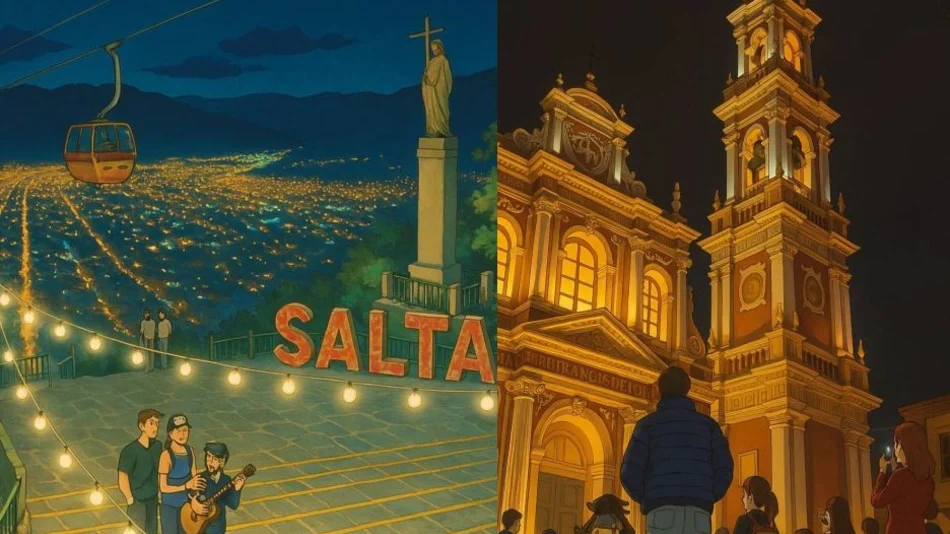 ChatGPT convierte a Salta en un escenario de película al estilo Ghibli
