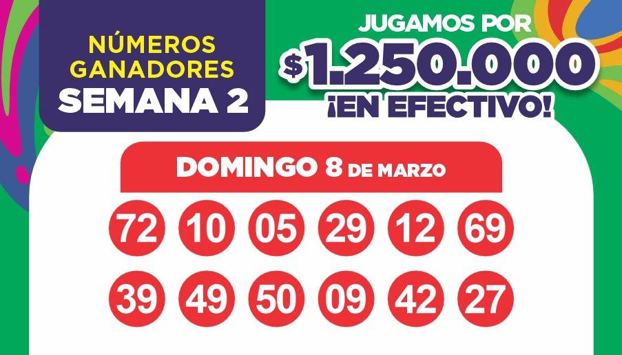 NÚMEROS DE LA SEMANA N° 2