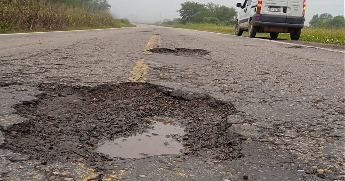 Reclamo en el Senado por el mal estado de la ruta nacional 34