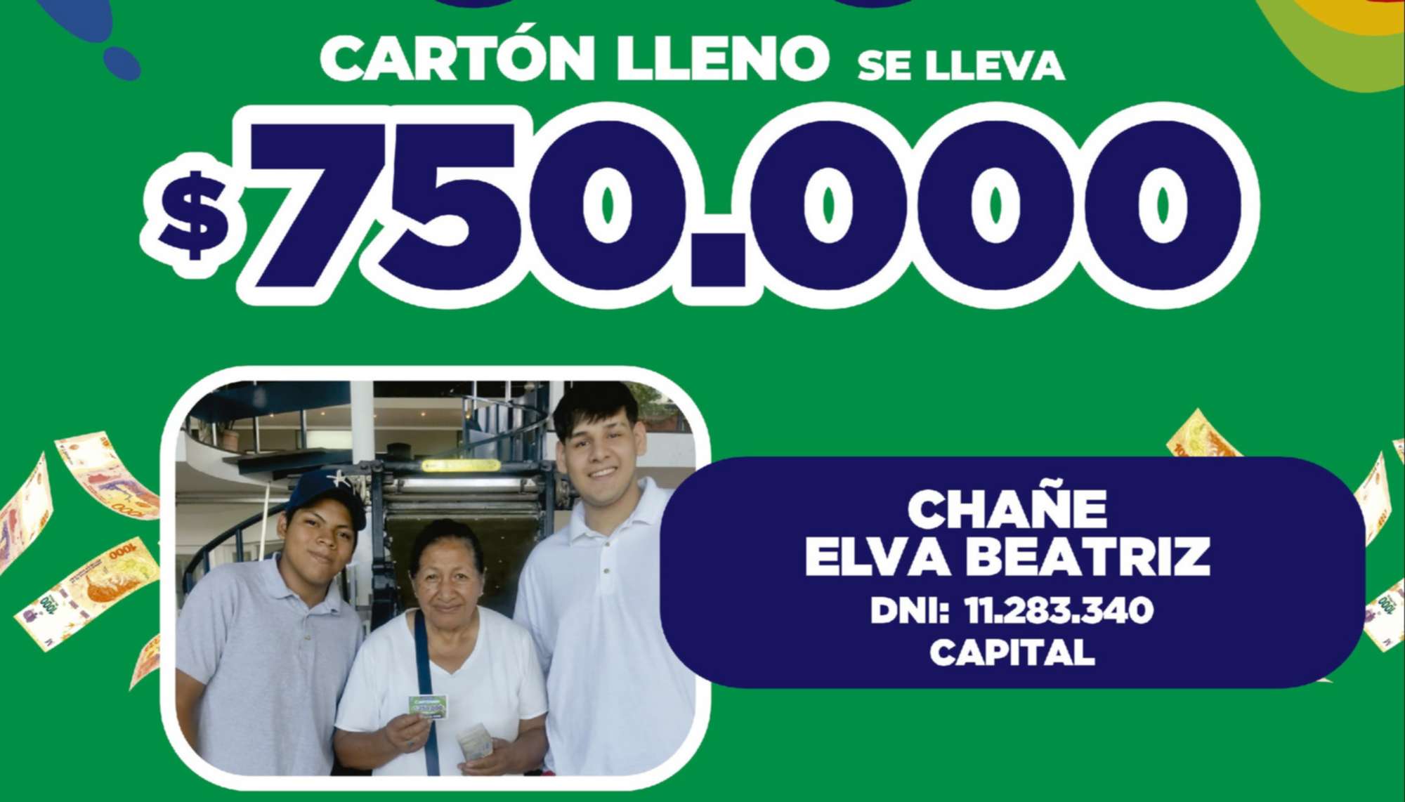 Cartonazo: ganadores de la semana 