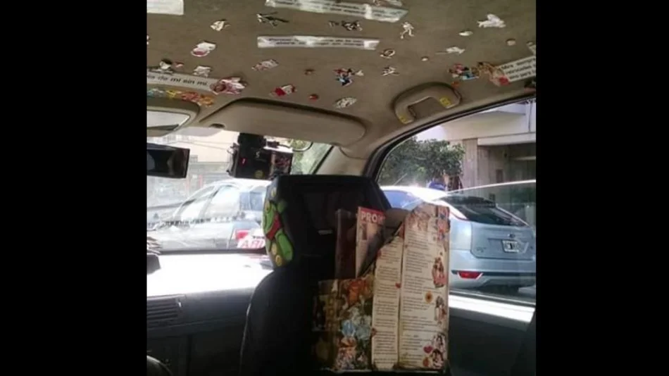 Viajar en taxi puede ser entretenido en Buenos Aires
