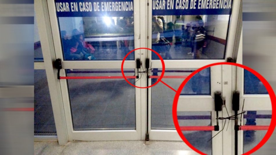 El Hospital del Milagro cerró una puerta de emergencia y hay indignación de los pacientes