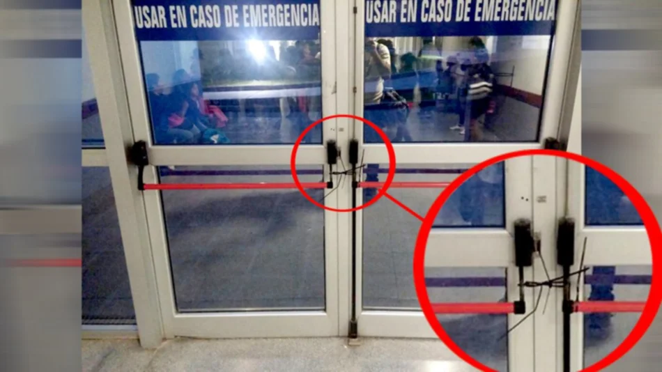 El Hospital del Milagro cerró una puerta de emergencia y hay indignación de los pacientes