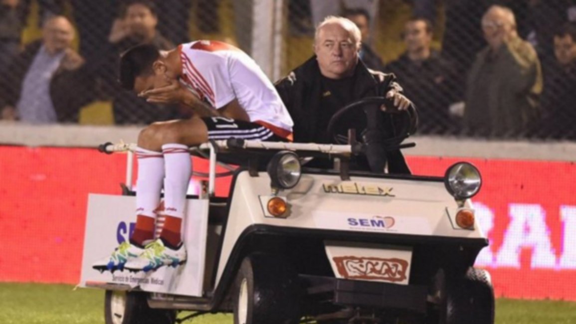 River: Vangioni desgarrado, se perderá el superclásico