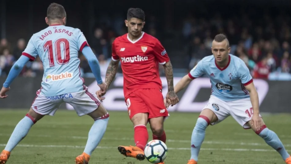 Celta de Vigo goleó al Sevilla de los argentinos 