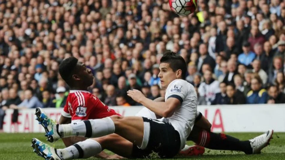 Lamela jugó unos minutos en la derrota ante United