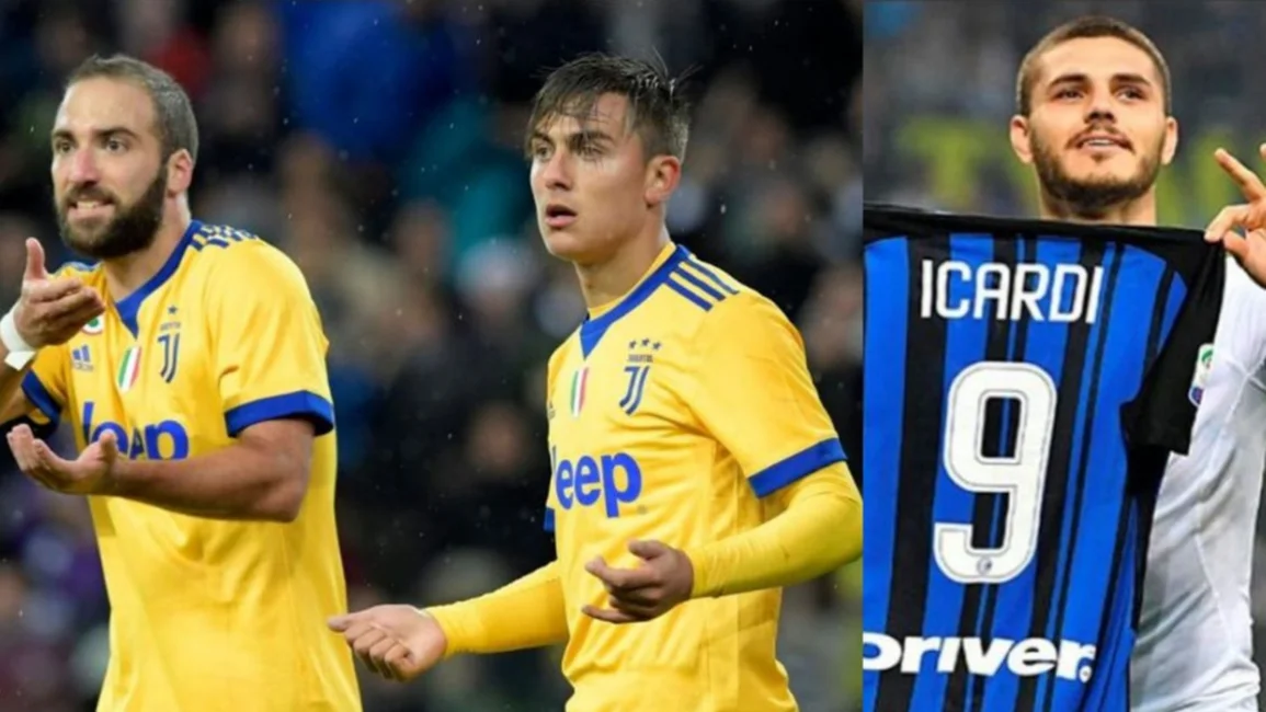 Higuaín y Dybala enfrentan a Icardi, ante la mirada de Sampaoli