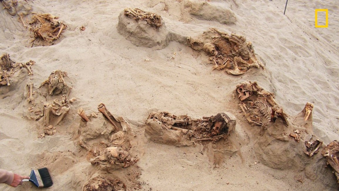 El mayor sacrificio masivo de niños, hace 550 años