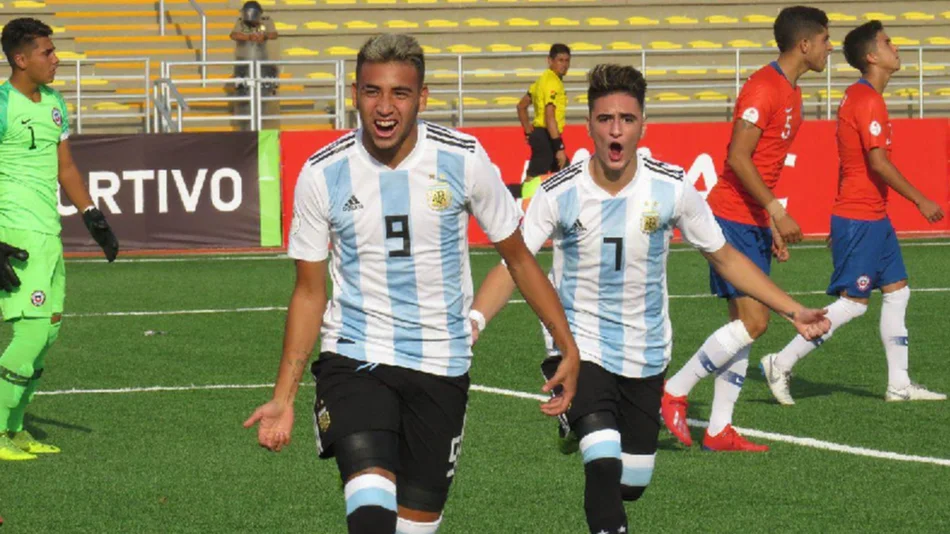 El Sub-17 de Argentina derrotó a Chile y se acerca al Mundial