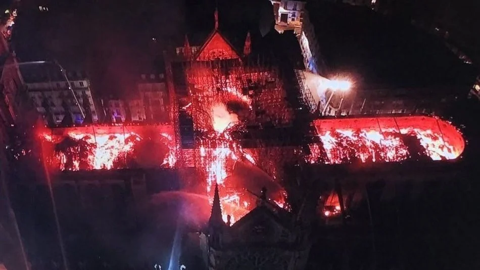 Incendio en la Catedral de Notre Dame