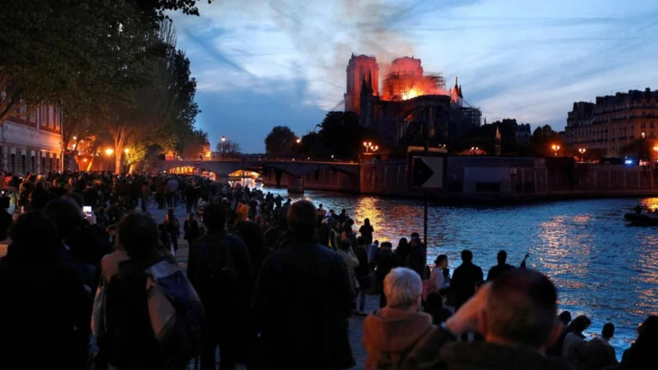 Controlaron el fuego en Notre Dame y aseguran que la estructura "está a salvo" 