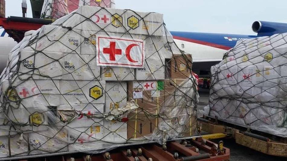 Llegó a Venezuela el primer cargamento de ayuda humanitaria de la Cruz Roja