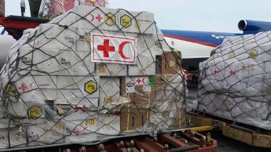 Llegó a Venezuela el primer cargamento de ayuda humanitaria de la Cruz Roja