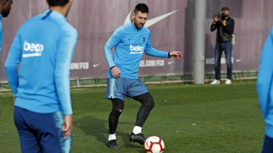 Barcelona, con Messi, quiere volver al triunfo