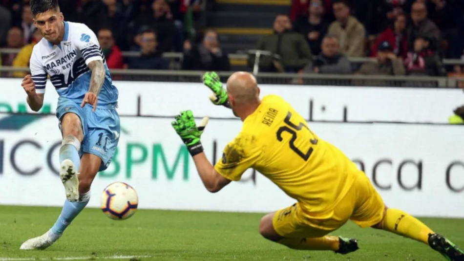 Lazio derrotó a Milan con gol de Joaquín Correa y está en la final 