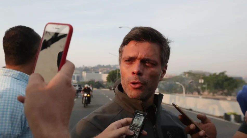 Leopoldo López y su familia se refugiaron en la embajada de Chile en Caracas