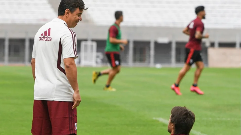 Gallardo pide que les “bajen un cambio” a sus jugadores
