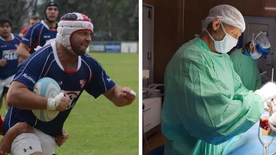 La pandemia no lo dejó retirarse y lo llevó de la cancha al consultorio