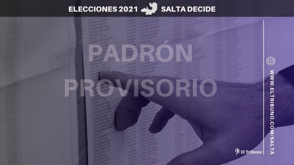  Consultá aquí el Padrón provisorio y revisá tus datos para las elecciones provinciales 2021
