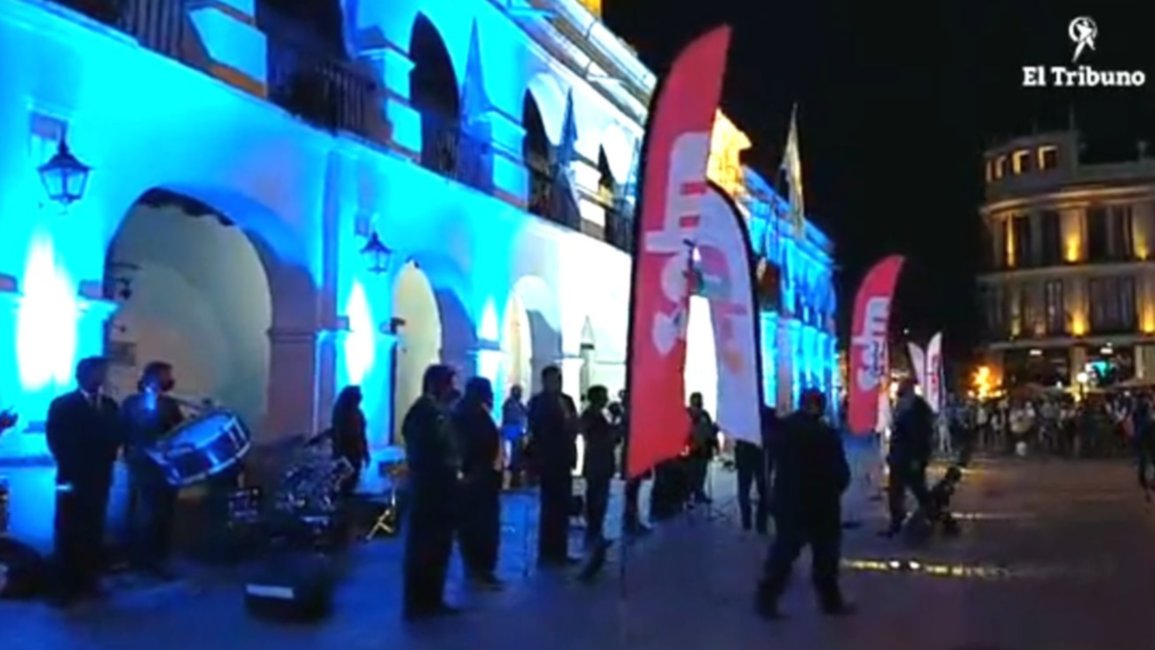 VIDEO | Salta celebró su aniversario con música y luces en el Cabildo