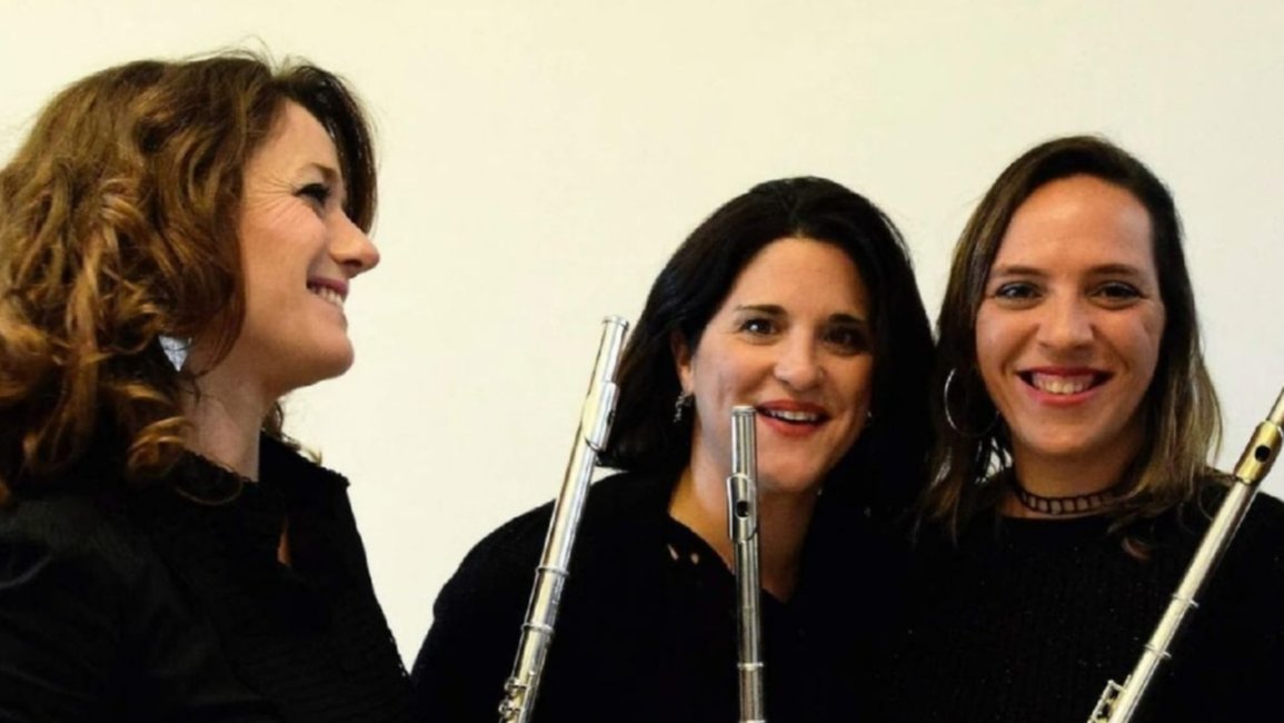 El ensamble de flautas Viento Norte, en concierto