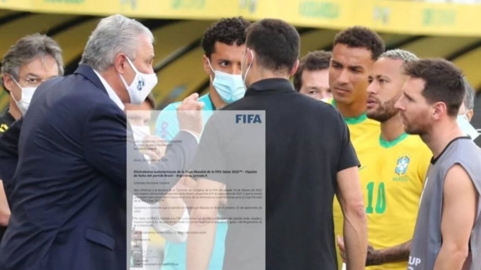 LA FIFA le puso fecha al partido suspendido entre Argentina y Brasil 