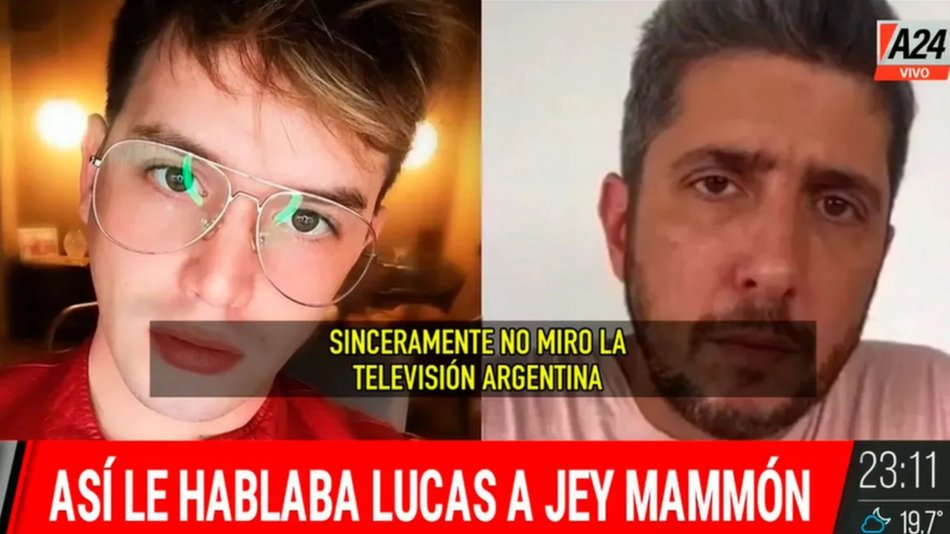 VIDEO Salió a la luz un audio que le mandó Lucas Benvenuto a Jey Mammon