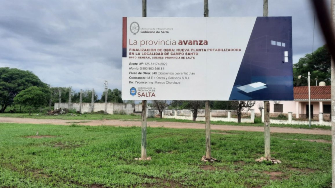 Retoman obras para concluir una planta potabilizadora
