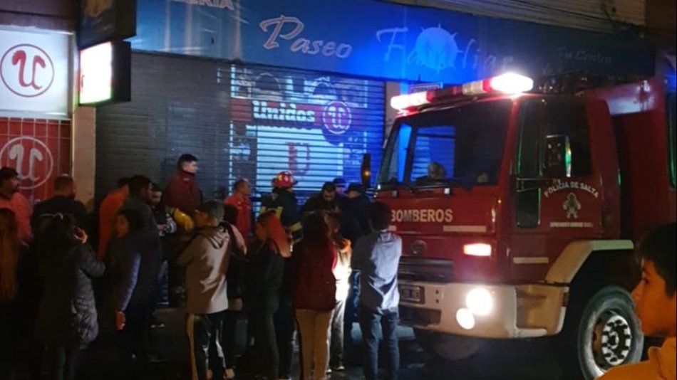 Susto y revuelo por una alerta de incendio en pleno centro