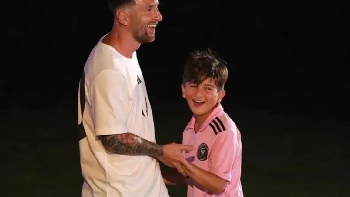 El heredero: el golazo de Thiago Messi que entusiasma a todos