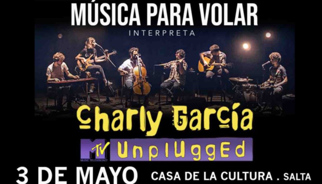 Música para Volar presenta "Charly Unplugged": entradas a la venta