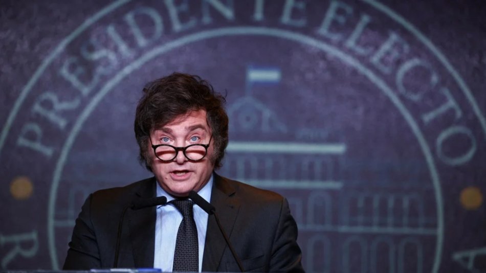 Javier Milei graba desde Casa Rosada un mensaje con eje en el equilibrio fiscal, "la nave insignia del Gobierno"
