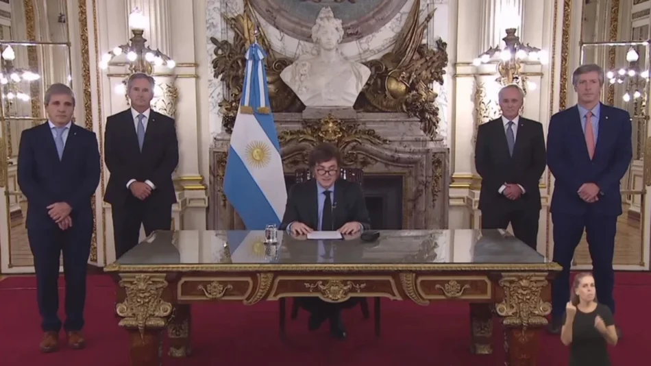 Javier Milei anunció un 0,2% de superávit fiscal en el primer trimestre