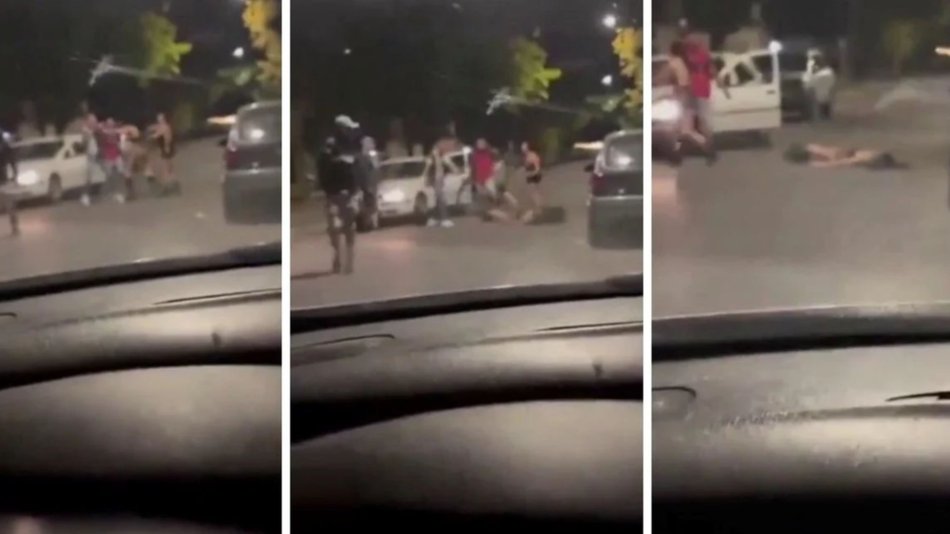 VIDEO Una joven fue brutalmente agredida a la salida de un boliche por una patota